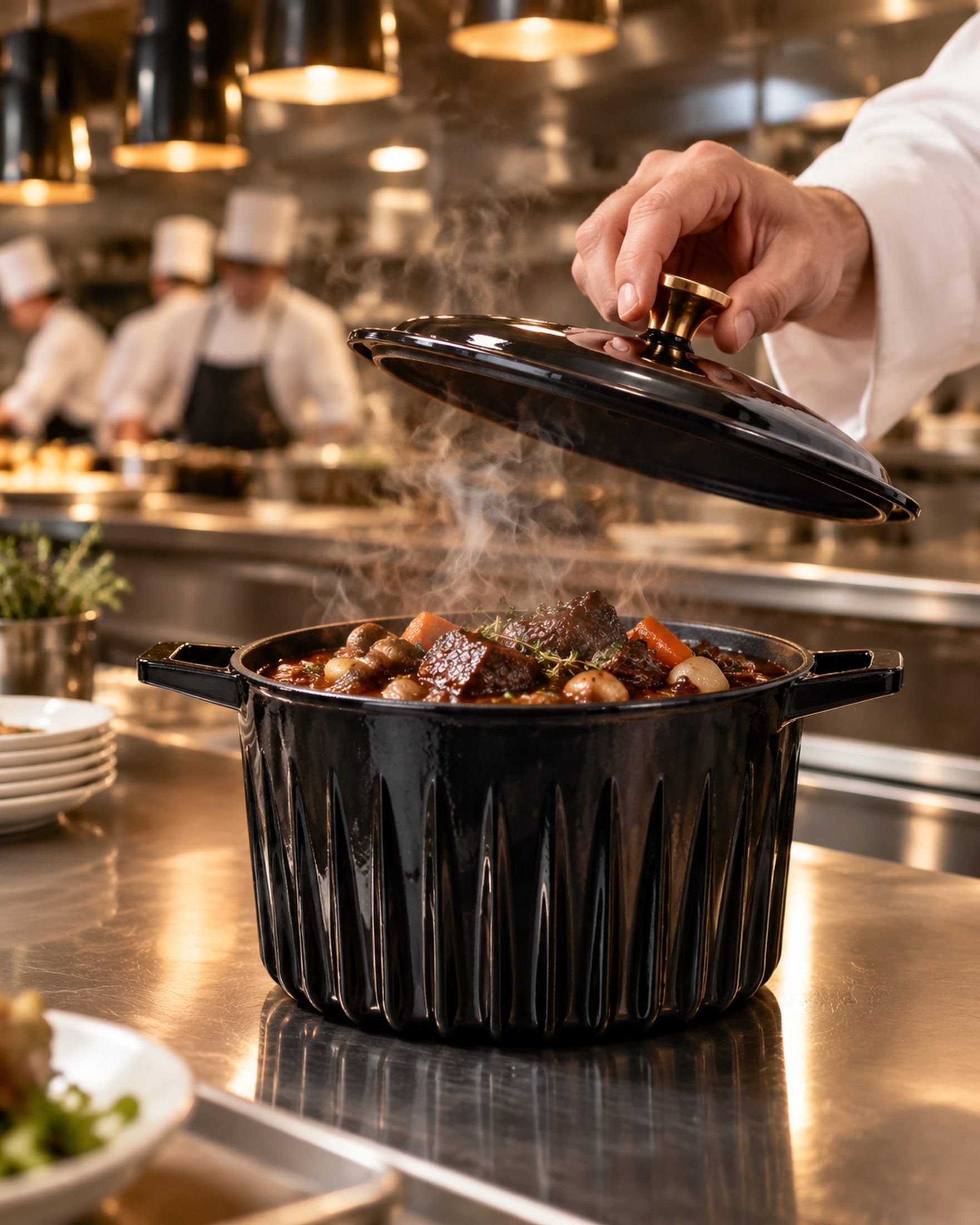 FireUp — Hierro fundido, escena de cocina