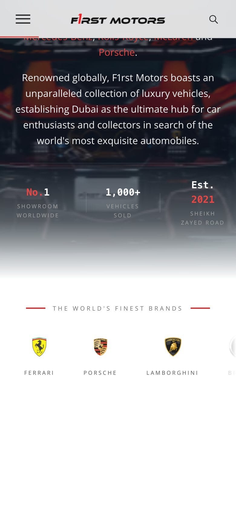 F1rst Motors — Phone 2