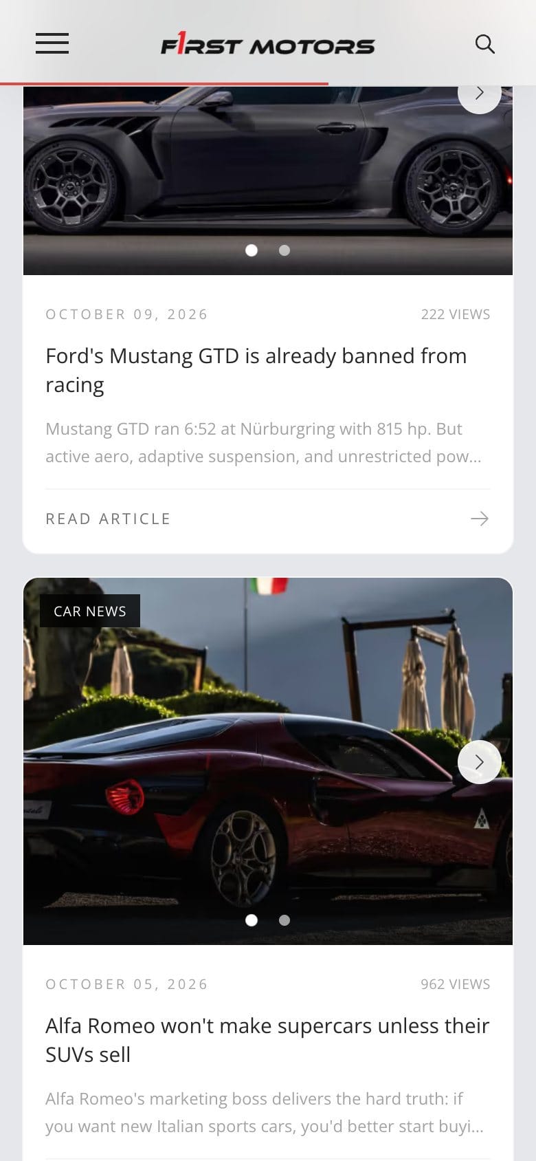 F1rst Motors — Phone 6