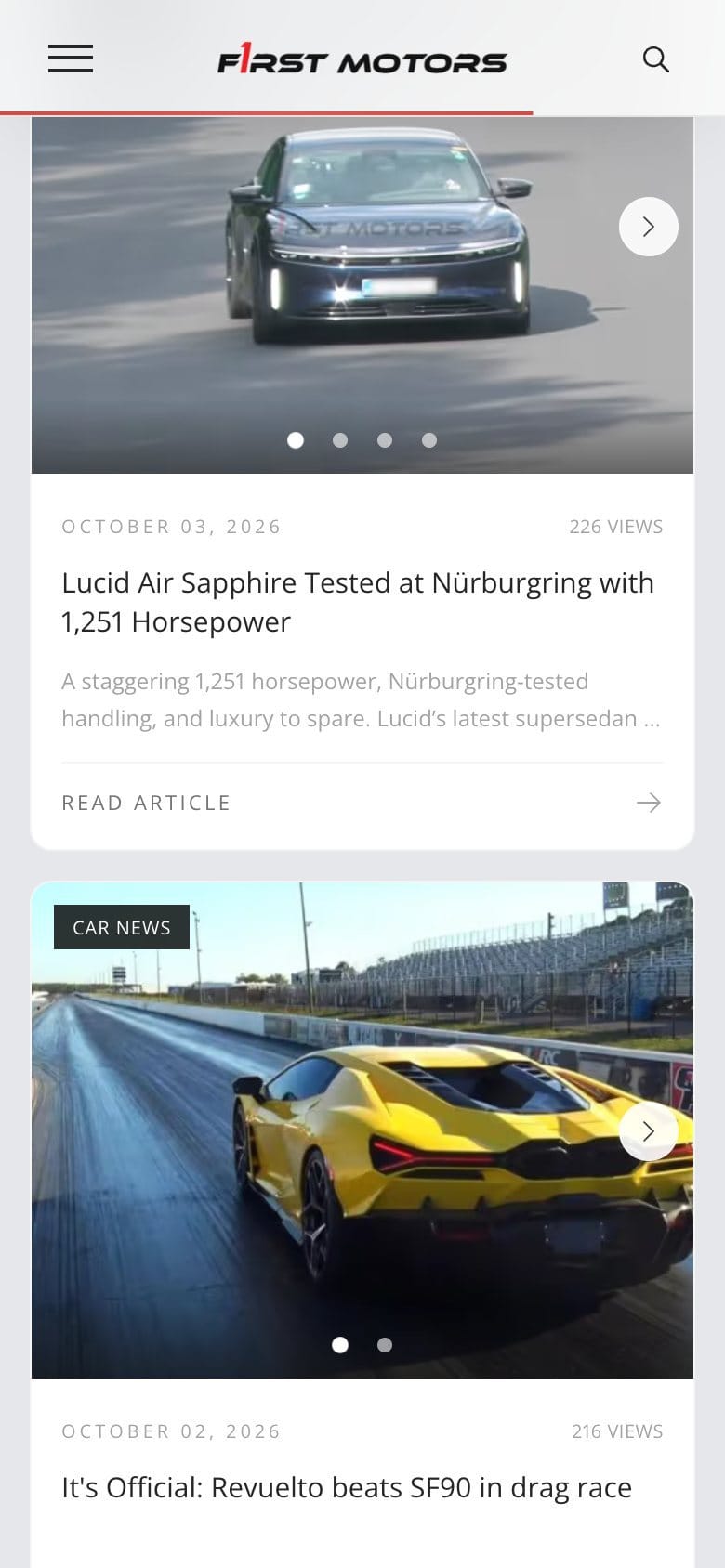 F1rst Motors — Phone 7